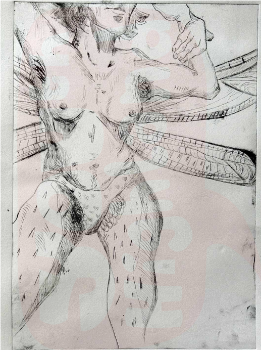 Girl With Wasp Wings