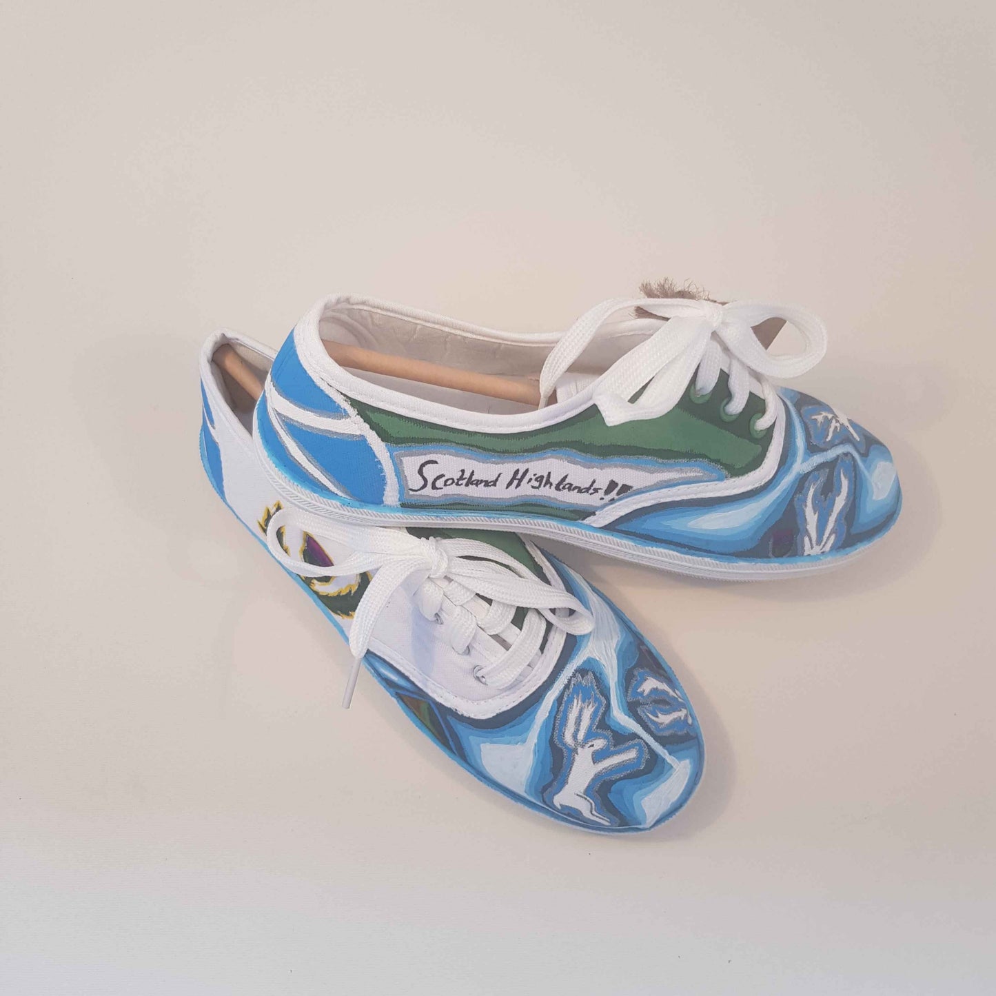 White Stag Highland Themed Shoes