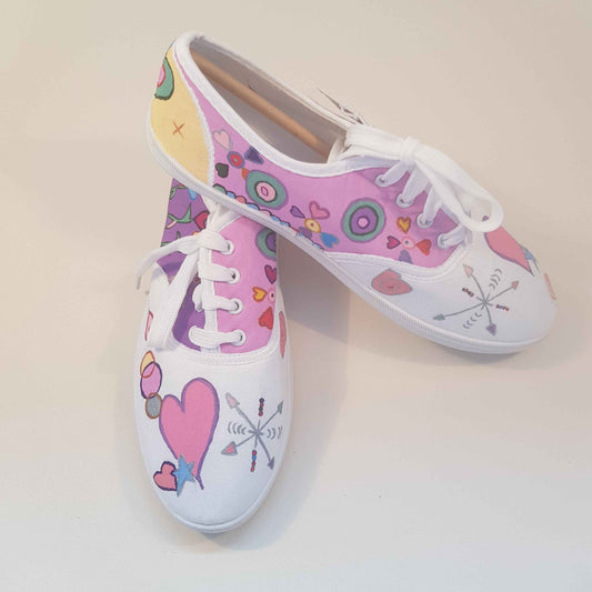 Pastel Hearts Shoes