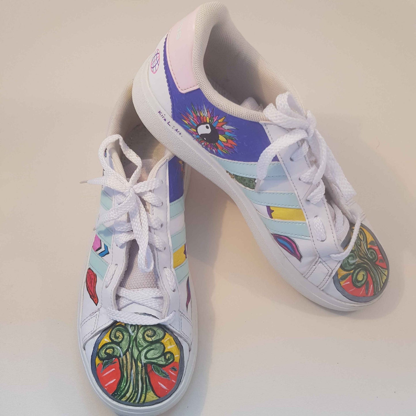Peace/YingYang Style Shoes
